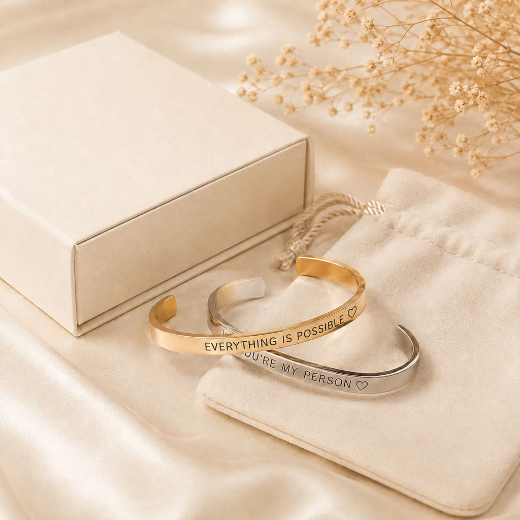 Lumèa - Bracciale rigido personalizzato con incisione
